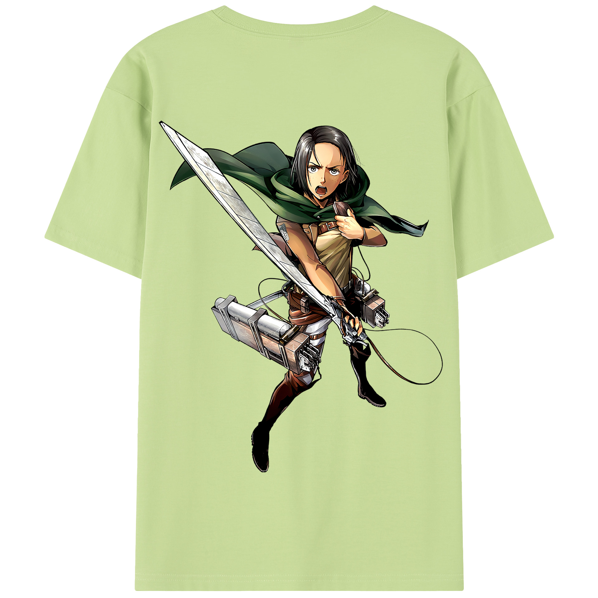 （画像用） 進撃の巨人 Attack on Titan 綿100％半袖Tシャツ（背面プリント）